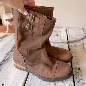 Sorel Women’s Brown Leather Boots Size 6.5